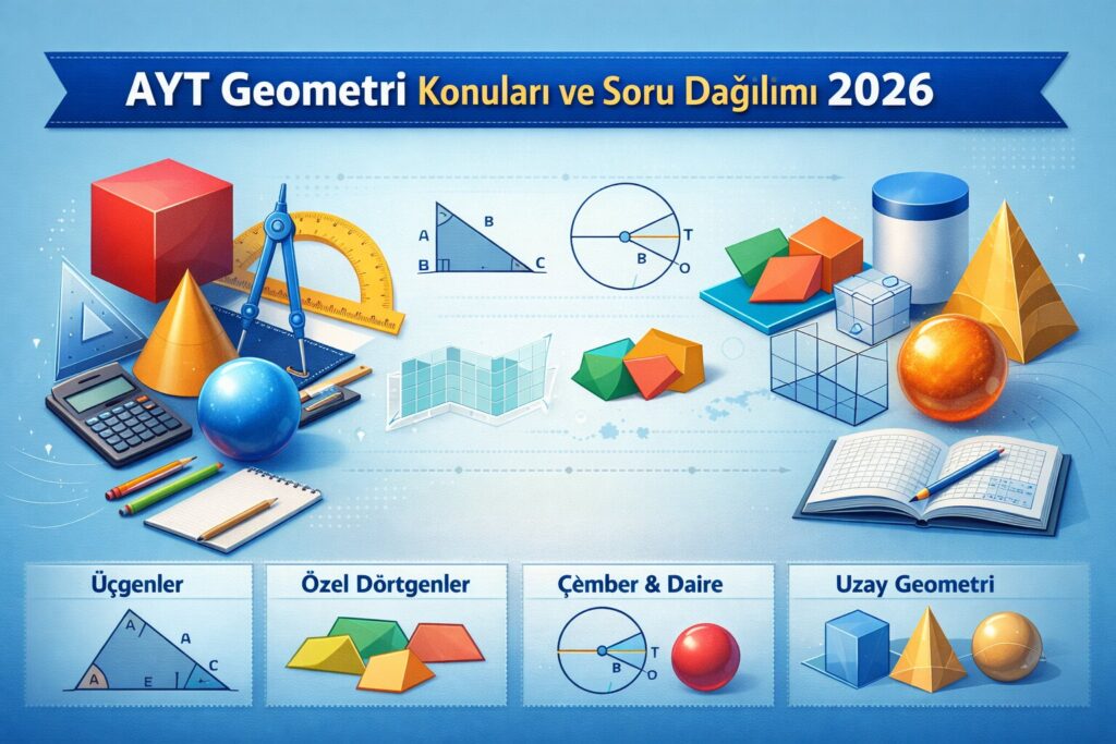 AYT Geometri Konuları ve Soru Dağılımı